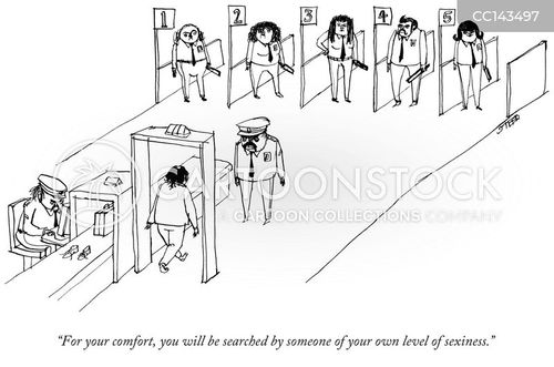 Airport Security: Naked Screening: Looping Stock Animation 
