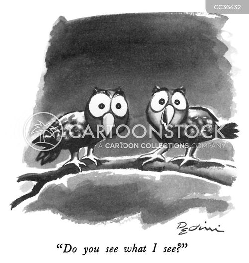 Night Vision Cartoons and Comics funny pictures from CartoonStock