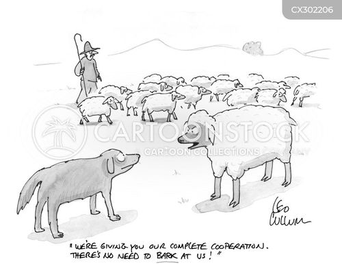 Sheepdog Cartoons And Comics Funny Pictures From CartoonStock