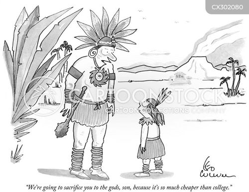 Ancient Aztecs Cartoons and Comics - funny pictures from CartoonStock