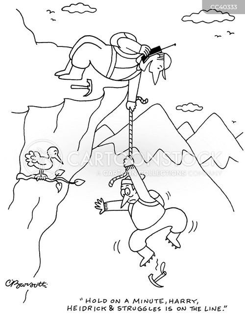 Mountain Climbing Cartoons and Comics - funny pictures from CartoonStock