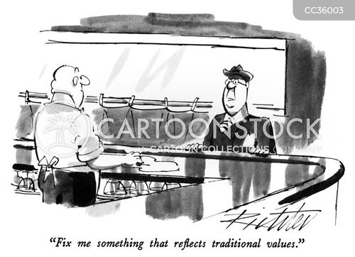 Generational Values Cartoons and Comics - funny pictures from CartoonStock