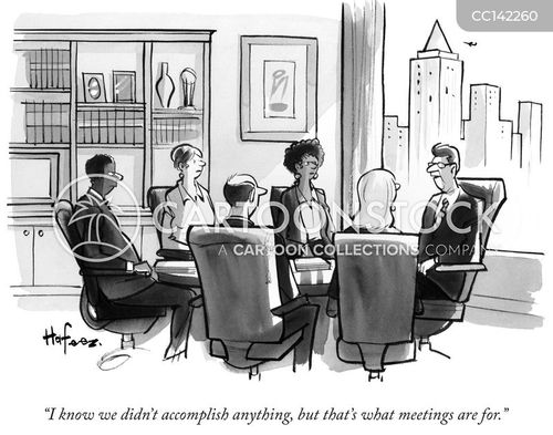 meeting protocol cartoon
