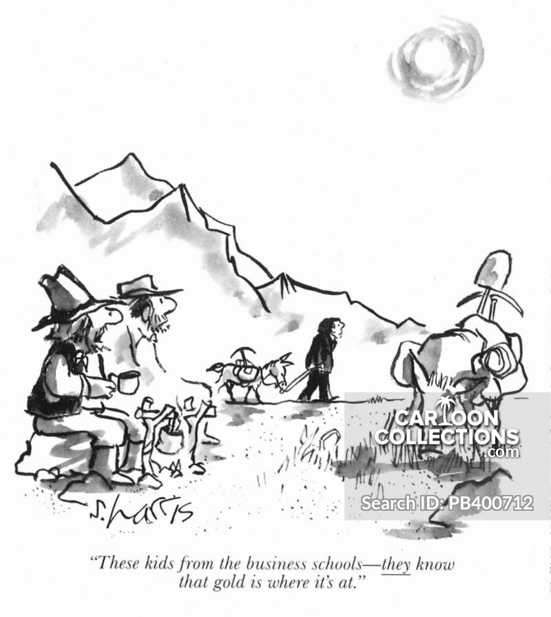 Gold Mining Cartoons And Comics Funny Pictures From Cartoon