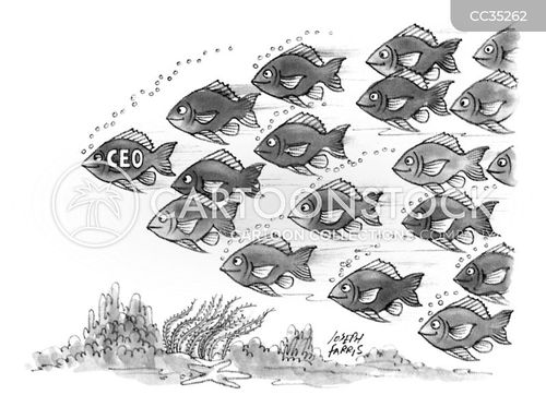 School Of Fish Cartoons