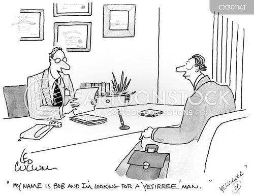 Job Interview Cartoons and Comics - funny pictures from CartoonStock