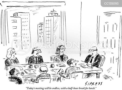 Boring Meetings Cartoons and Comics - funny pictures from CartoonStock