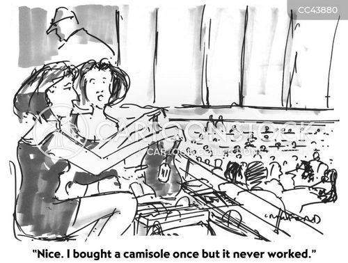 Camisole Cartoons and Comics - funny pictures from CartoonStock