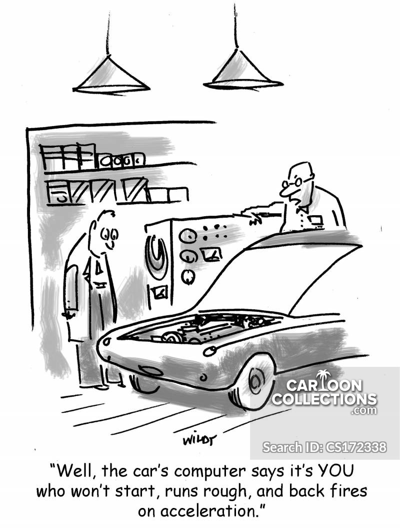 Automotive Mechanics Cartoons And Comics Funny Pictures From Cartoon Collections