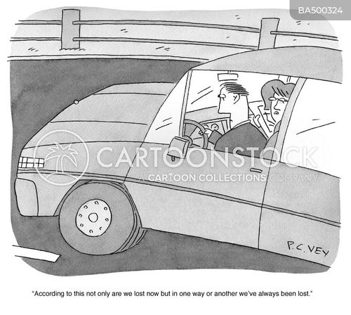 Road Map Cartoons and Comics - funny pictures from CartoonStock