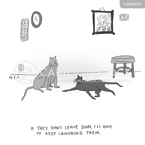 Aloof Cat Cartoons and Comics - funny pictures from CartoonStock