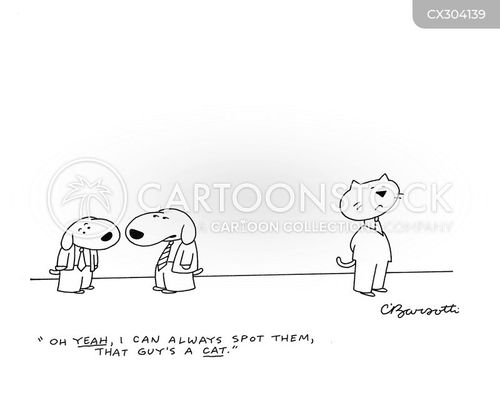 Image showcasing Anxiety In Cats Cartoons and Comics - funny pictures from CartoonStock