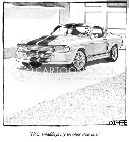 Mustang Cartoons and Comics - funny pictures from CartoonStock