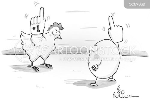The Chicken And The Egg Cartoons and Comics - funny pictures from  CartoonStock