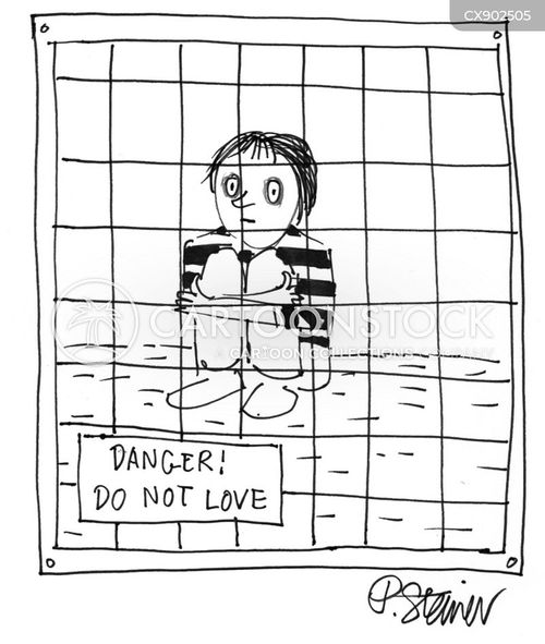 child in jail cartoon