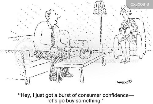 consumerism cartoon