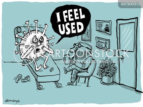 scientific research cartoon with corona and the caption "I feel used." by Allan McDonald