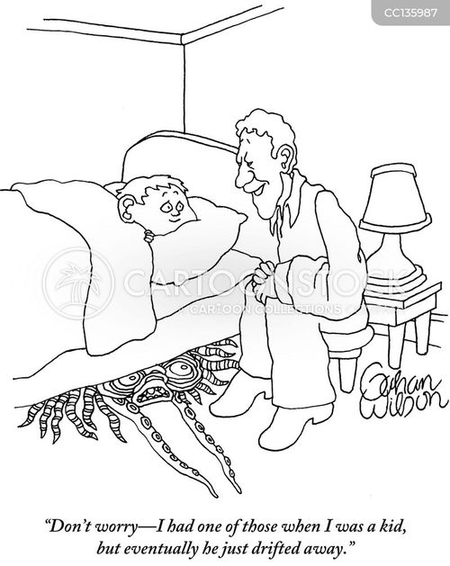 Monster Under The Bed Cartoons And Comics Funny Pictures From Cartoonstock