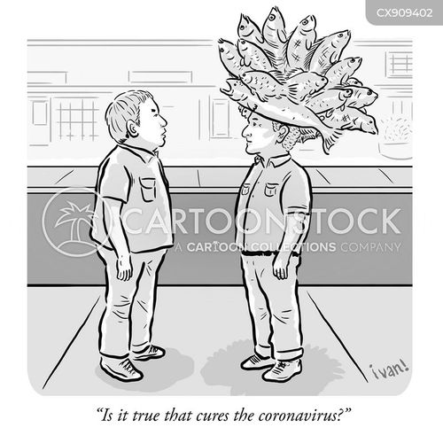 scientific research cartoon with covid and the caption "Is it true that cures the coronavirus?" by Ivan Ehlers