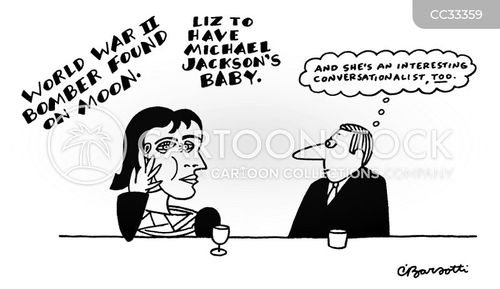 date cartoon with dates and the caption "And she's an interesting conversationalist, too." by Charles Barsotti