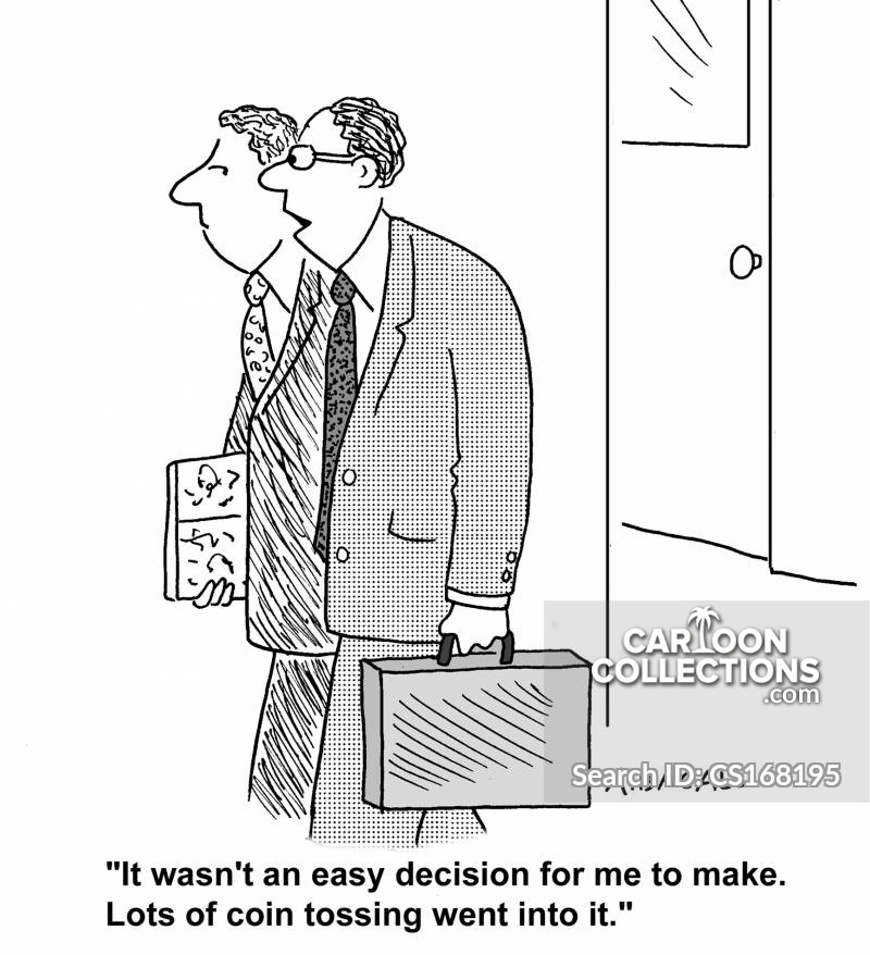 decisions decisions decisions cartoon