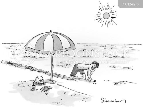 Sunbathing Cartoons and Comics - funny pictures from CartoonStock