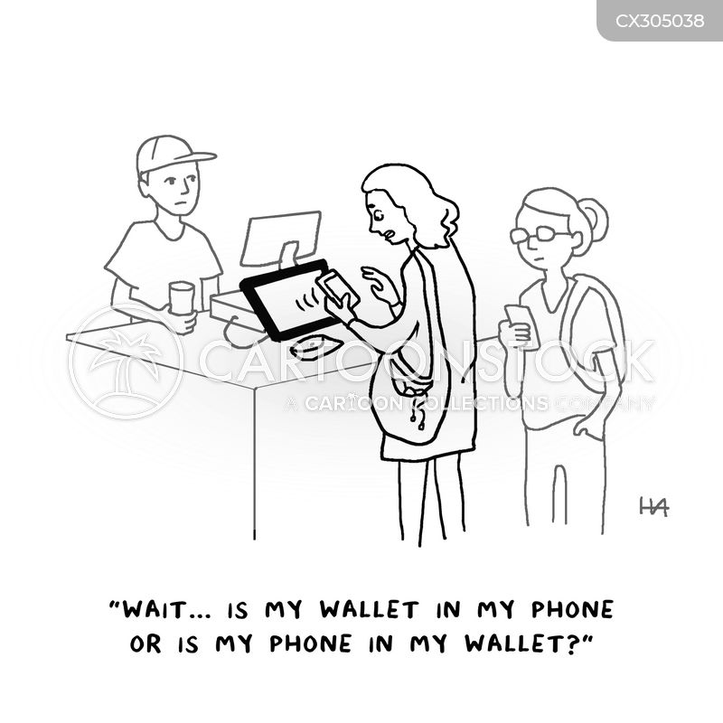 Wallets Cartoons and Comics funny pictures from CartoonStock