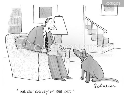 Custody Battle Cartoons and Comics - funny pictures from CartoonStock