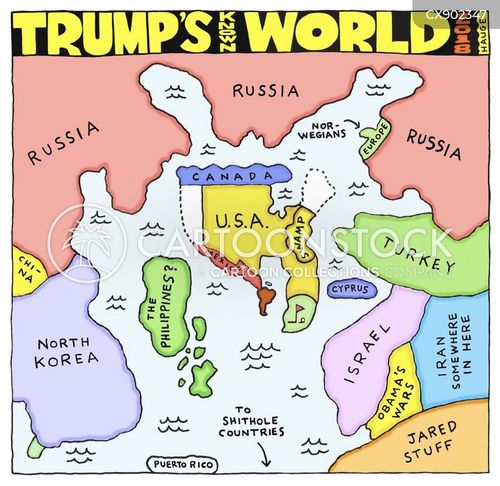 Trump Geography Cartoons