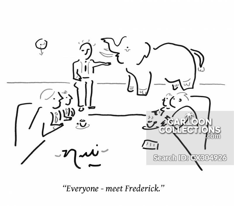 Elephant In The Room Cartoons And Comics Funny Pictures