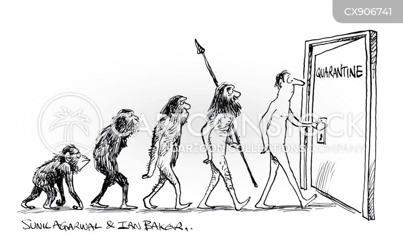 Darwin S Theory Cartoons And Comics Funny Pictures From CartoonStock