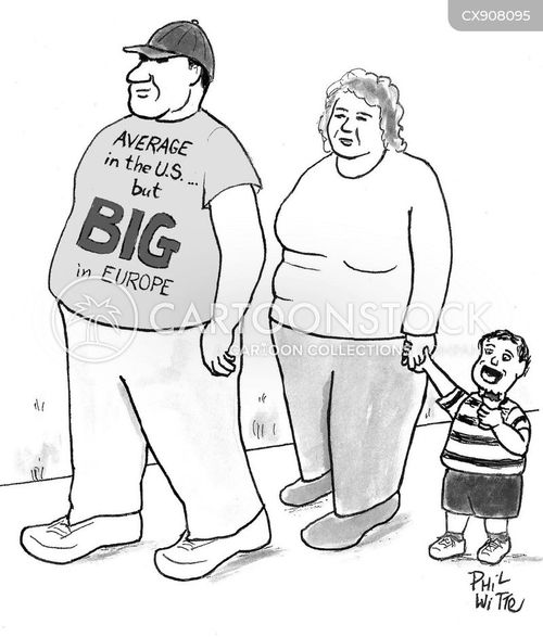 obese children cartoon