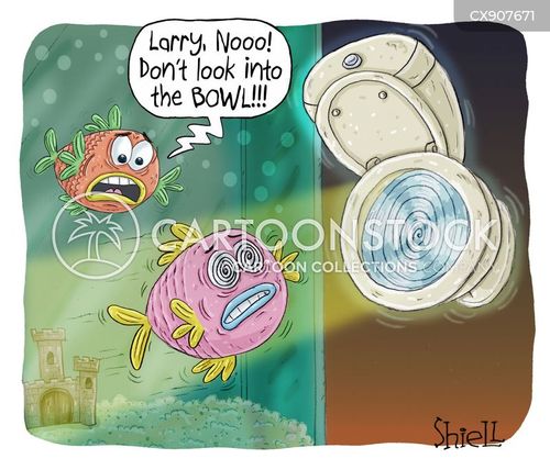 Toilet Flushes Cartoons and Comics - funny pictures from CartoonStock