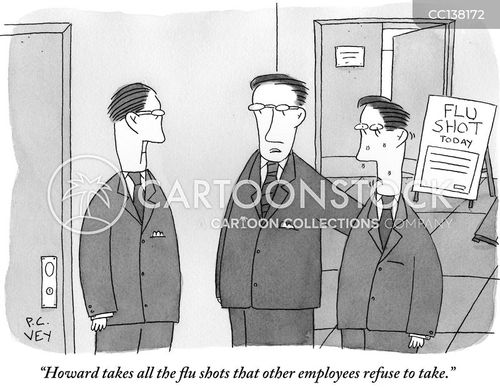 Flu Shot Cartoons and Comics - funny pictures from CartoonStock