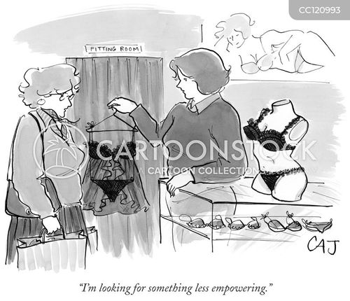 Bra Cartoons and Comics - funny pictures from CartoonStock