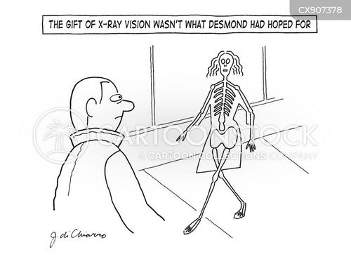 Xray Vision Cartoons and Comics - funny pictures from CartoonStock