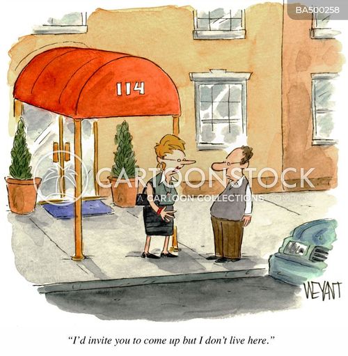 tell the truth cartoon with boyfriend and the caption "I'd invite you to come up but I don't live here." by Christopher Weyant
