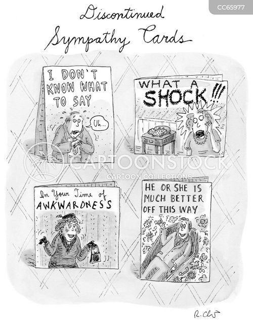 thinking of you card funny humour sympathy anniversary death 