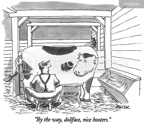 Milking Cartoons And Comics Funny Pictures From Cartoonstock