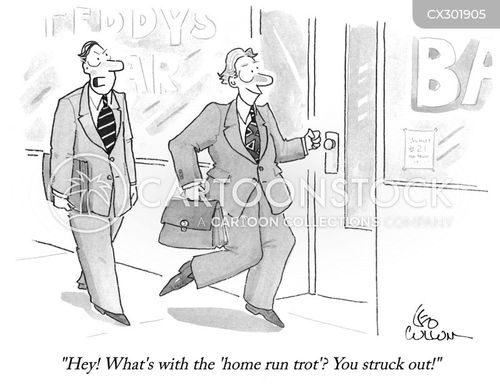 Home Run Trots Cartoons and Comics - funny pictures from CartoonStock
