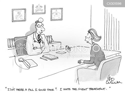 Silent Treatment Cartoons