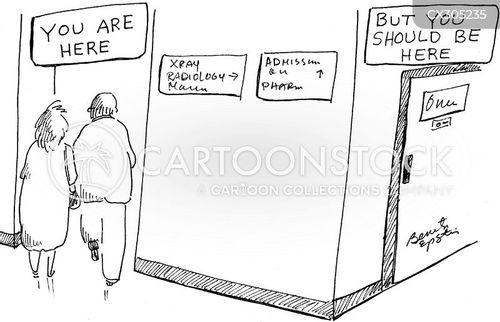 Ignoring The Sign Cartoons and Comics - funny pictures from CartoonStock