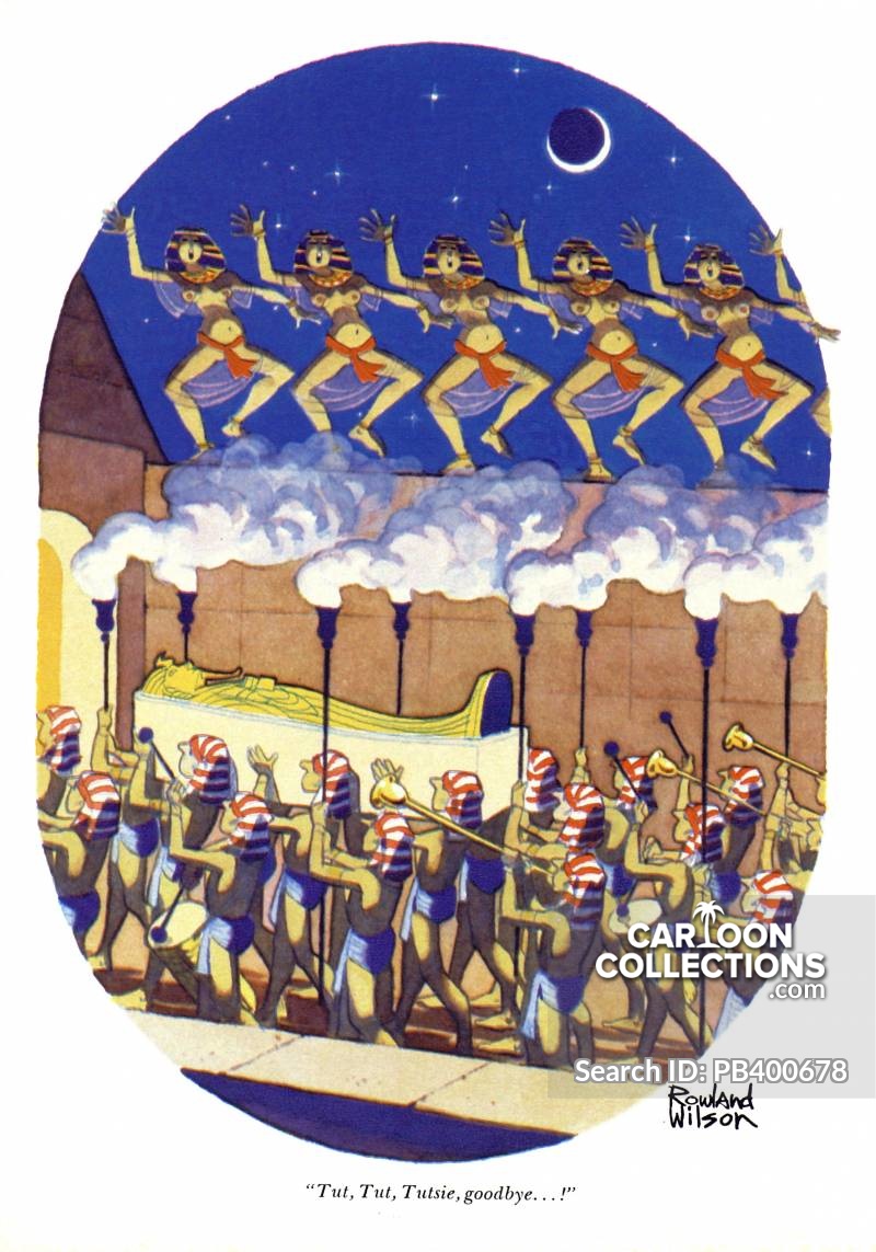 King Tut Cartoons and Comics funny pictures from CartoonStock