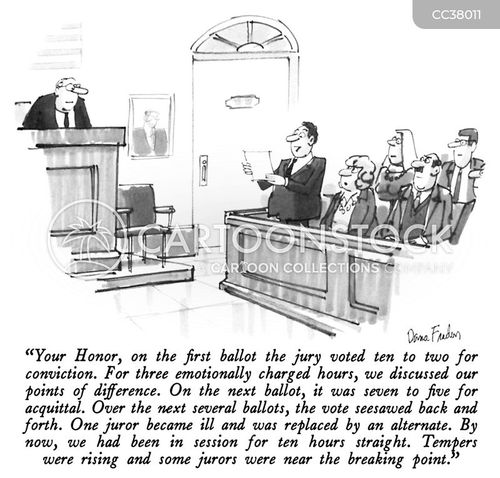 Jury Trials Cartoons and Comics - funny pictures from CartoonStock