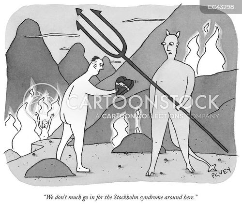 Stockholm Syndrome Cartoons And Comics Funny Pictures From Cartoonstock