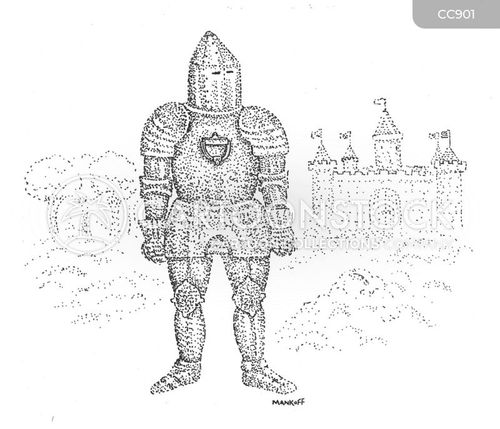 Suit Of Armor Cartoons And Comics Funny Pictures From Cartoonstock