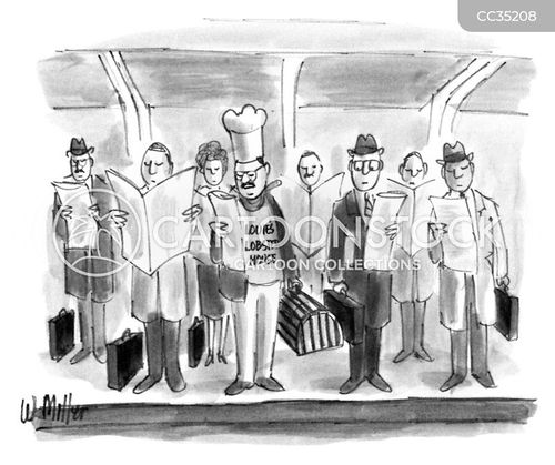 Riding The Subway Cartoons and Comics - funny pictures from CartoonStock