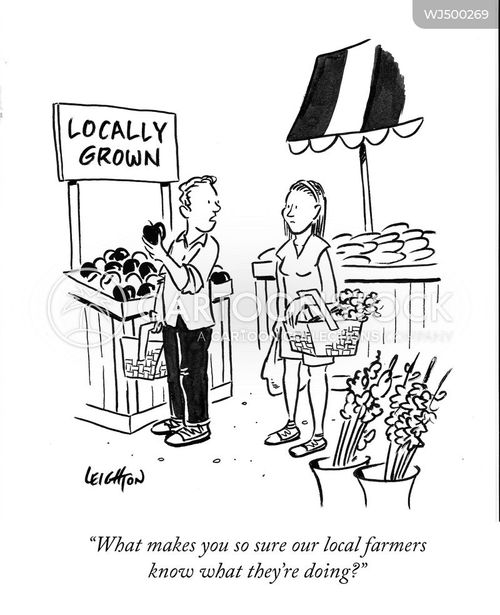 Local Market Cartoons and Comics - funny pictures from CartoonStock