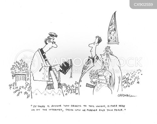 Speak Now Or Forever Hold Your Peace Cartoons And Comics Funny Pictures From Cartoonstock