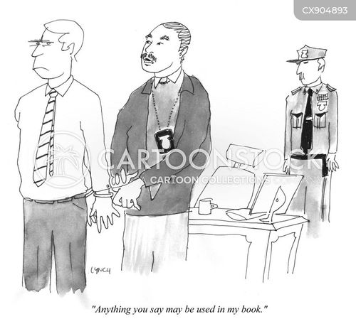 Miranda Rights Cartoons And Comics - Funny Pictures From Cartoonstock